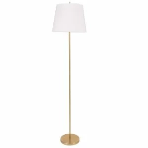 Lampa podłogowa ELENA Biało-Złota 1xE27