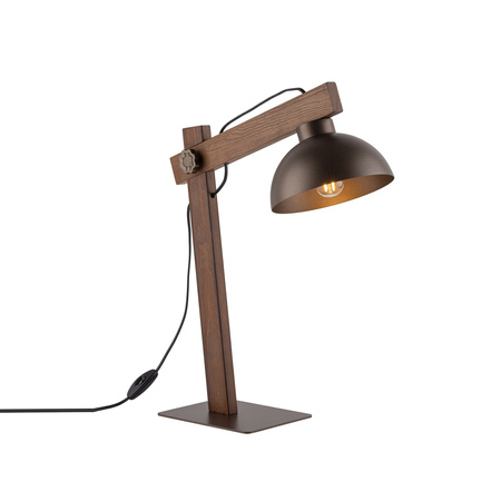 Lampka nocna OSLO BROWN 1xE27