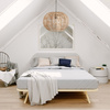 Klosz drewniany Serenity walec rattan
