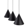 Lampa wisząca CONO Black 3xE27 L listwa