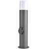 Lampa zewnętrzna DALLAS 44cm z gniazdem max 2500W grafit 1xE27