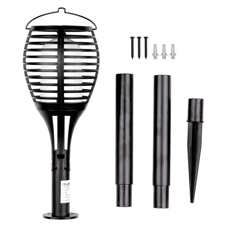 Oprawa Ogrodowa V-TAC Solarna 4 funkcje Efekt Płomienia VT-719 2200K 5lm