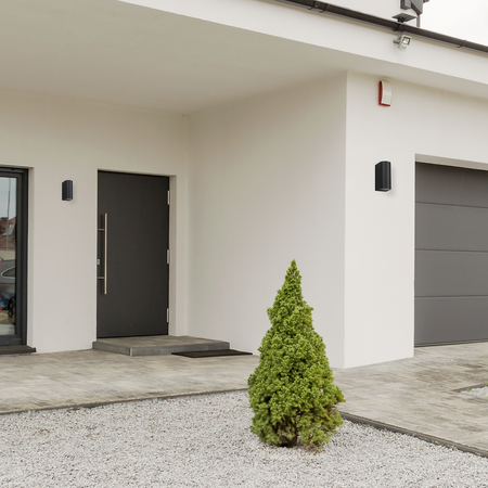 Kinkiet Ogrodowy Ovalis 2xGU10 IP44 czarny