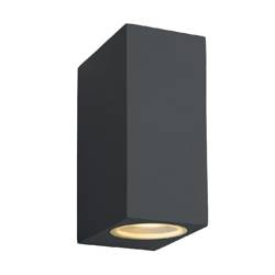 Kinkiet ogrodowy OZZO FLAVIO SQUARE  IP44 2XGU10 antracyt