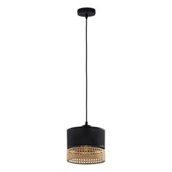 Lampa wisząca PAGLIA Black 1xE27 200