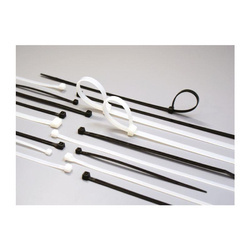 Opaska zaciskowa   7,6x370 biała (op.25) ELEKTRO