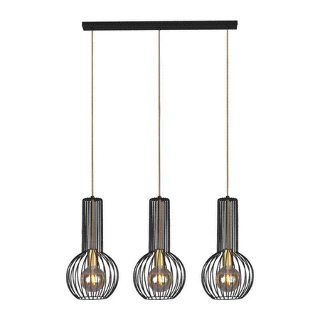 Lampa wisząca na listwie, nad blat kuchenny K-4521 z serii ARVI BLACK