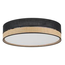 Lampa sufitowa PAGLIA Black 4xE27 450
