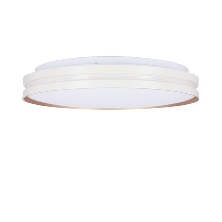Montana Lampa sufitowa plafon biały+złoty 24W LED 40cm 