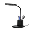 Czarna lampa biurkowa LED z pojemnikiem K-BL1301 CZARNY z serii TOLA