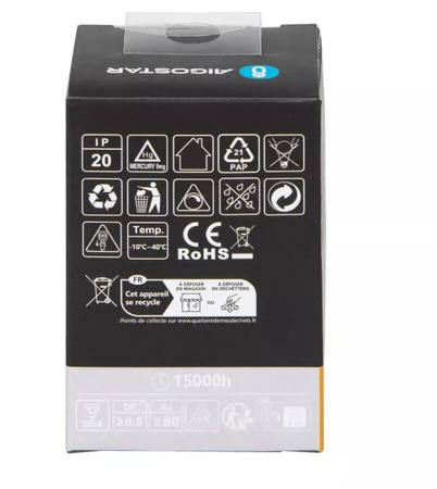 Żarówka LED GU10 4.9W 2700K ściemnialna z wąskim kątem świecenia