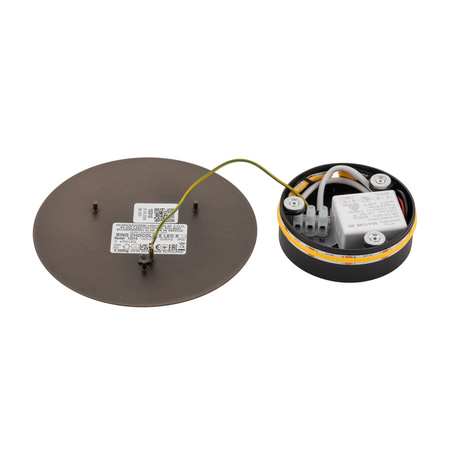 Nowodvorski Kinkiet RING LED S 7W 3000K czekoladowy 10315