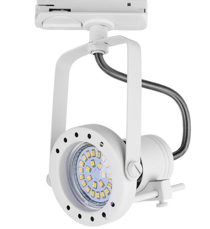 Reflektor szynowy biały GU10 1- fazowy Track Light