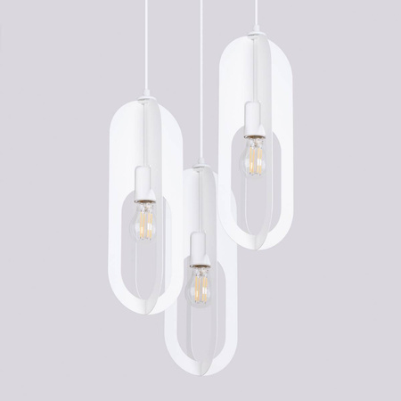 Lampa sufitowa OVAL WHITE 3xE27