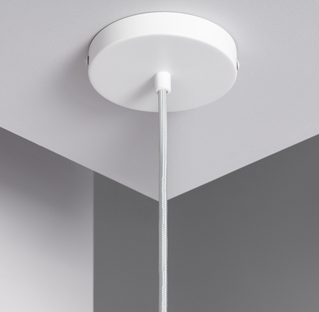 Rattanowa Lampa wisząca pleciona E27 naturalna Boho