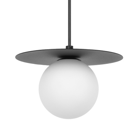 Pojedyncza lampa wisząca, czarna konstrukcja K-5435 z serii ROBIN