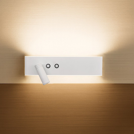 Kinkiet Resort left 10W + 3W LED 4000K Biały