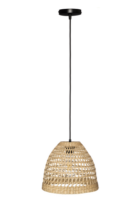 Lampa wisząca BOHO Africa trawa morska  28cm PHU06 czarna