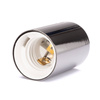 Oprawka metalowa do lampy E27 walec grafit