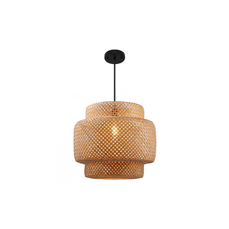 Lampa wisząca Poli bambusowa 40cm 1xE27 