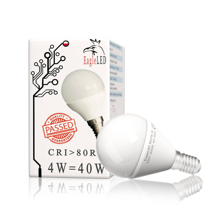 Żarówka LED kulka E14 4W=40W Ciepła EL