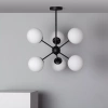Nowoczesna lampa wisząca metalowa szklane kule Balts Big