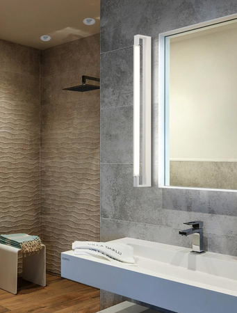 Kinkiet łazienkowy Led 36W czarny 90cm 4000K IP44