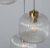 Lampa Wisząca ze Szkła Tri Wilde 3xE27