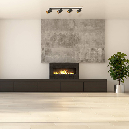 Light prestige Parma 4 plafon czarny LP-0612/4C BK