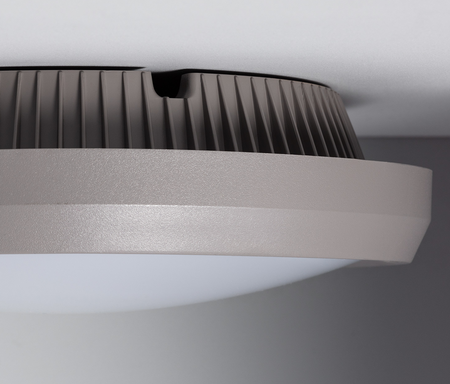 Plafon lampa sufitowa 2xE27 okrągły IP65 szary