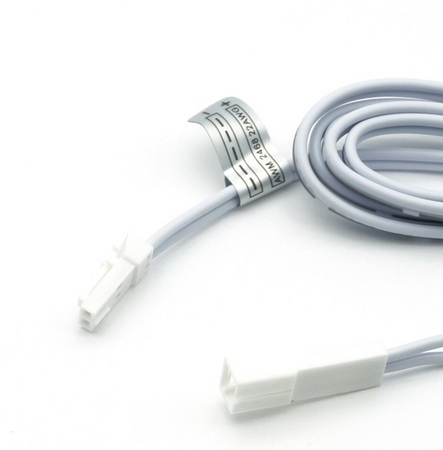 Włącznik do taśm LED sensor podwójny do szaf biały