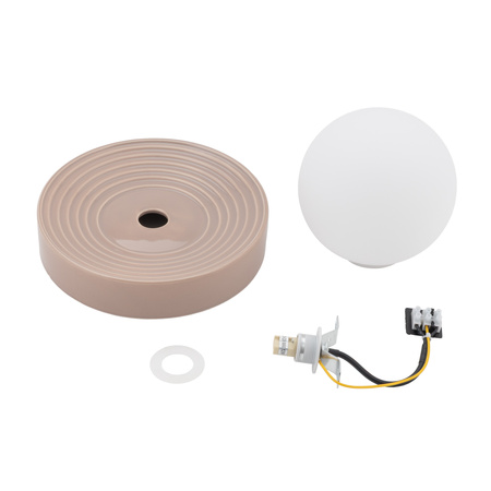 Kinkiet ceramiczny CLAY M 1xG9 szary Nowodvorski 11746