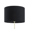 Lampa podłogowa UMBERTO Black/Gold 1xE27