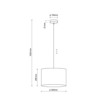 Lampa wisząca JUTA E27