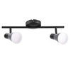 Lampa ścienno-sufitowa ruchoma LED BERG 2 Czarna 3000K