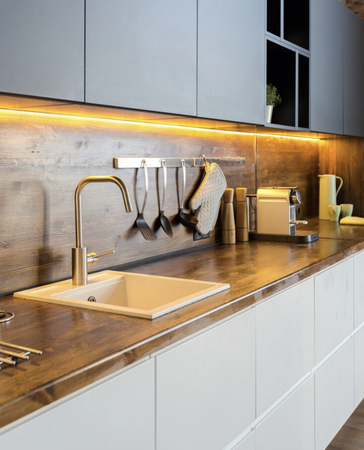 Profil kątowy KOPROMA, anodowany, srebrny, 1000 mm