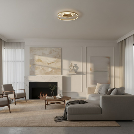 Lampa sufitowa LORENZO GOLD 22W LED