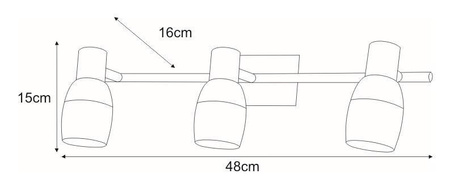Kinkiet K-WLD94503-3 z serii HOSTA
