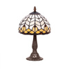 Elegancka, witrażowa lampka stołowa do salonu K-G121551 z serii SARGAN