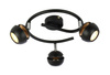 Boni spirala 3x3w gu10 led czarny