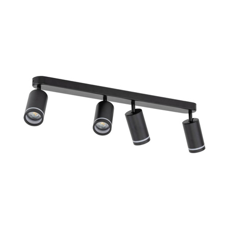 Lampa sufitowa JET Black 4xGU10