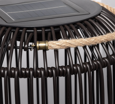 Latarnia LED Lampa solarna 38cm Lampion do ogrodu