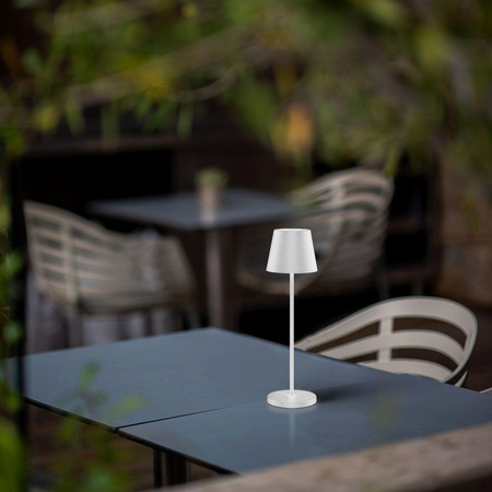 Lampka Biurkowa Nocna V-TAC 1,5W LED Ładowanie Ściemnianie IP54 Biała 
