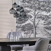 Lampa wisząca CUBUS GRAPHITE 9xE27 koło