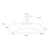 Lampa sufitowa K-4321 z serii SIMONE BLACK
