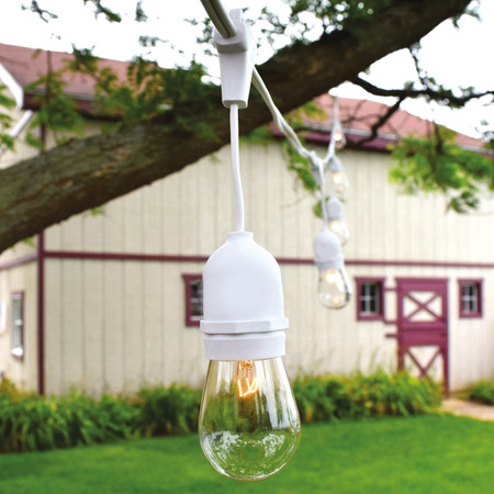 Girlanda świetlna 15 METRÓW BIAŁA (bez żarówek)