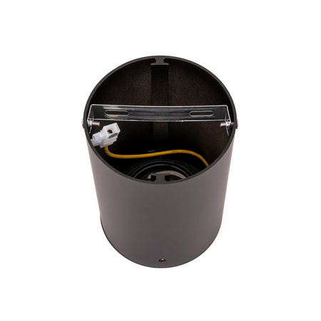 Oprawa V-TAC Aluminiowa GU10 Okrągła Natynkowa Tuba Czarna 142x100 VT-796-B