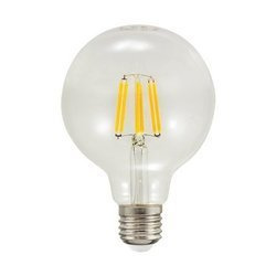 Żarówka LED dekoracyjna Filament E27 7,5W G95 ciepła 3000K