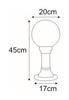 Lampa ogrodowa stojąca K-ML-OGROD 200 0.2 KL. OPAL z serii ASTRI