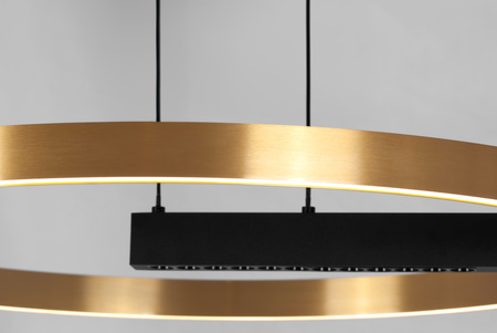 Elegancka lampa wisząca z okręgiem 60 cm, LED K-8233 z serii METIS